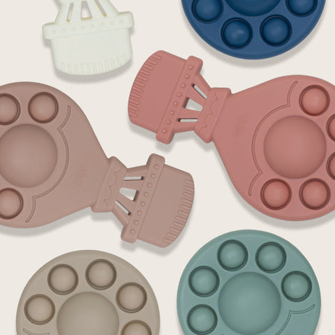 Poppin Rattle Teether - Hot Air Balloon