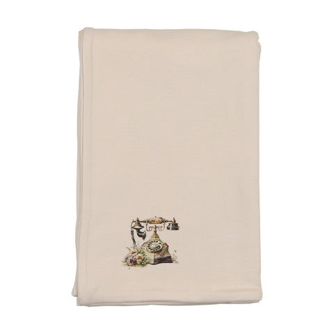 Antique Phone Elmwood Girls Blanket