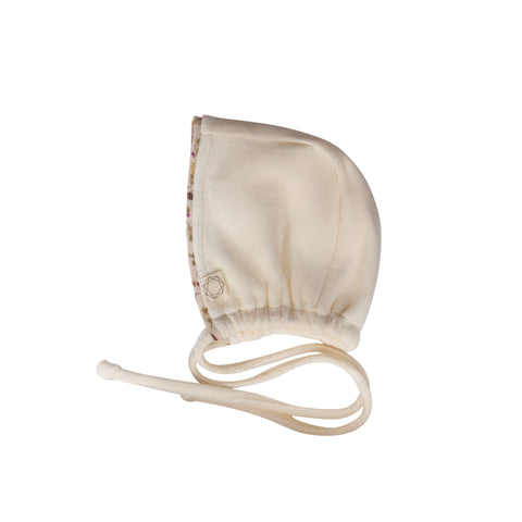 Citrine Leaf Collar Bonnet Off White