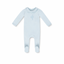 Baby Blossom Footie - Whisper Blue