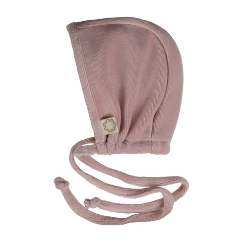 Crochet Neck Bonnet Rose Clay