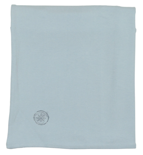 Bee & Dee Cotton Small Print Blanket Dusty Blue