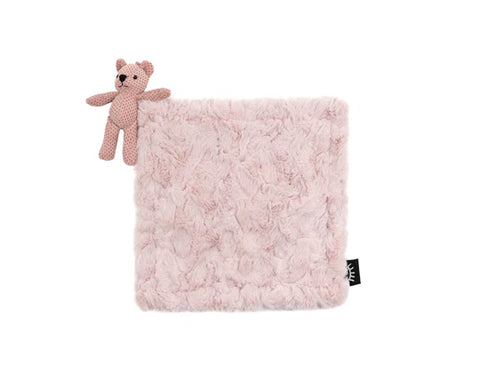 Winx & Blinx Cozy Mauve Bear Minky Lovey