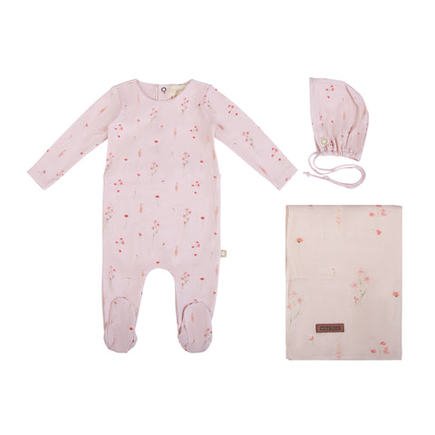 Dainty Wildflower Set Pink/Peach Shell
