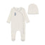 Dutch Baby Chalk White Boys Footie