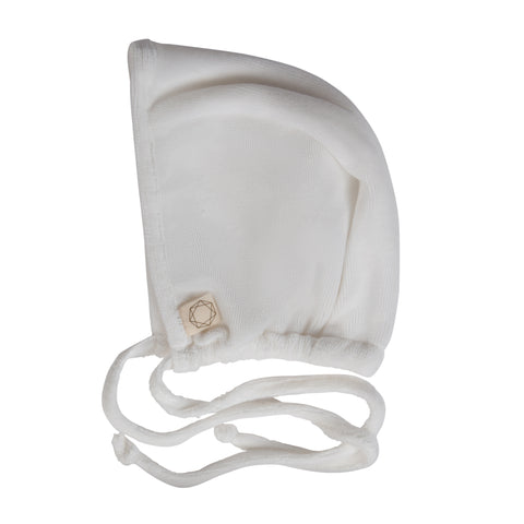 Embroidered Garden Bonnet White/Pink