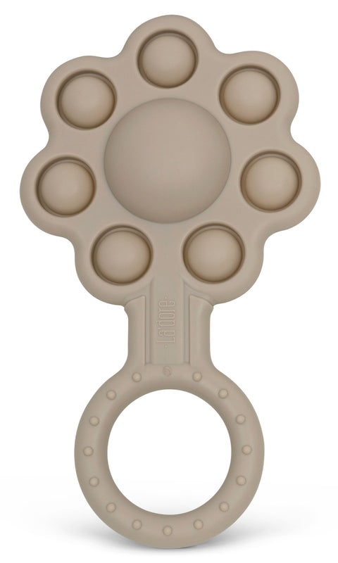 Poppin Rattle Teether - Flower