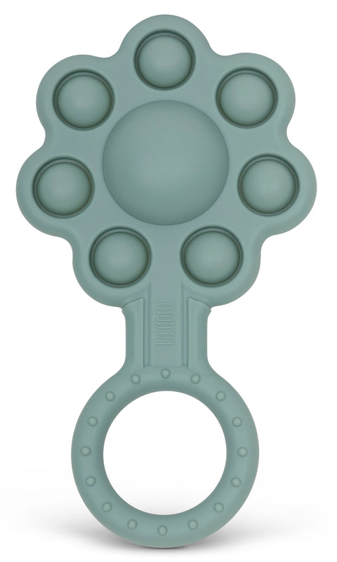 Poppin Rattle Teether - Flower