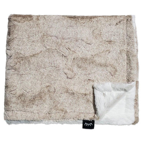 Winx & Blinx Frosted Taupe Minky Blanket