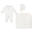 Petal & Leaf Layette Set - Soft Mauve Bow