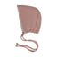 Lace Trim Bonnet Antique Rose