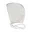 Lace Trim Bonnet White