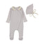 Organic Ditsy Wrap Fortress Footie