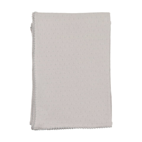 Perfect Pointelle - London Fog Blanket