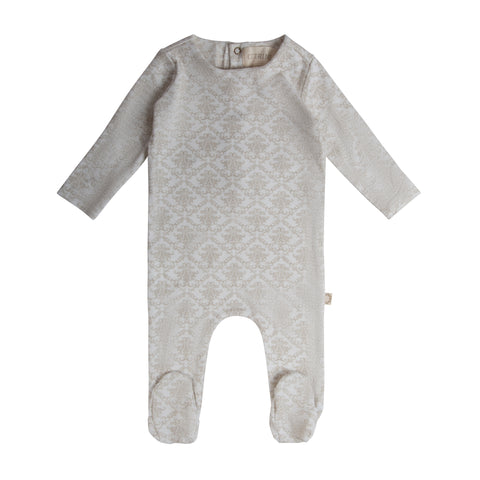 Vintage Ornament Footie Oat