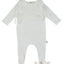 Citrine Bib Appliqued Footie White