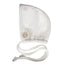 Citrine Lace Embroidery Bonnet White/Oat