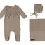 Citrine Thinner Smocked Set Dusty Brown